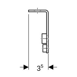 Geberit GIS Rohrhalter, 461098001... GEBERIT-461098001 4025416501169 (Abb. 1)