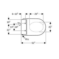 Geberit AquaClean Tuma Comfort WC-Aufsatz, Edelstahl gebürstet... GEBERIT-146270FW1 4025416845768 (Abb. 1)