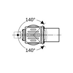 Geberit Varino Bodenablauf horizontal, d110 d 110mm, d1 50mm... GEBERIT-388021001 4025416580706 (Abb. 1)