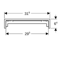 Geberit Fertigbauset für Wandablauf, befliesbar, mehrteilig... GEBERIT-154339001 4025416304579 (Abb. 1)
