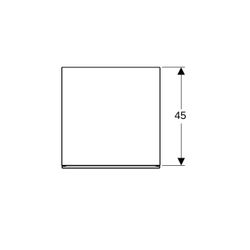 Geberit Xeno2 Seitenschrank 2 Schubladen, 45x51x46,2cm, Weiß lackiert hochglänzend... GEBERIT-500504011 4025416611608 (Abb. 1)