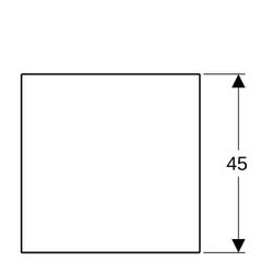 Geberit Xeno2 Glasablage 45x0,8x45cm... GEBERIT-500523001 4025416608523 (Abb. 1)