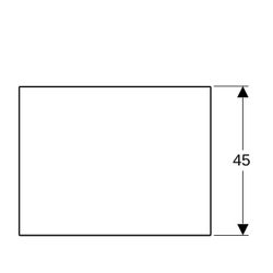 Geberit Xeno2 Glasablage 58x0,8x45cm... GEBERIT-500524001 4025416608530 (Abb. 1)