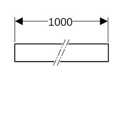 Geberit Kontaktschutzband PVC, Breite 2,5cm, Länge 10m... GEBERIT-601848001 4025410752178 (Abb. 1)
