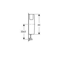 Geberit Aufputz 127 Aufputzspülkasten Spül-Stopp-Spülung Bahama-Beige... GEBERIT-127000101 4025416009092 (Abb. 1)
