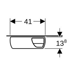 Geberit Aufputz 140 Aufputzspülkasten 2-Mengen-Spülung Bahama-Beige... GEBERIT-140305101 4025416068792 (Abb. 1)