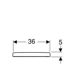 Geberit iCon WC-Sitz mit Absenkautomatik, Quick-Release-Scharniere abschließbar, Bef... GEBERIT-501660011 4025410868213 (Abb. 1)