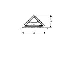 Geberit GIS Element für Wand-WC 114cm, Sigma Unterputzspülkasten 12cm, Ecklösung... GEBERIT-461303005 4025416746515 (Abb. 1)