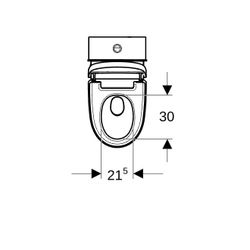 Geberit AquaClean Mera Classic WC-Komplettanlage Stand-WC Alpinweiß, Hochdruck-Schic... GEBERIT-146240111 4025416357308 (Abb. 1)