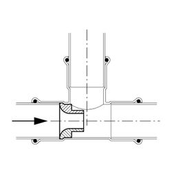 Geberit Mapress C-Stahl Saugdüse für Einrohrheizung Außendurchmesser 18mm... GEBERIT-90253 4024723902539 (Abb. 1)