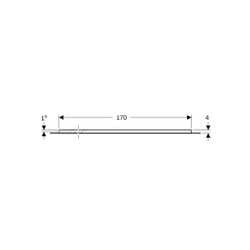 Geberit Olona Rechteckduschwanne mit Dichtvlies 170x90cm, Mattweiß... GEBERIT-550929001 4025410873545 (Abb. 1)