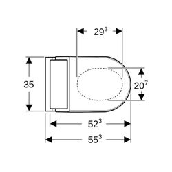 Geberit AquaClean Tuma Comfort Dusch-WC-Komplettanlage, Wand-WC, Weiß/Glas... GEBERIT-146290SI1 4025416219446 (Abb. 1)