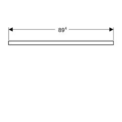 Geberit ONE Waschtischplatte Ausschnitt links, für Aufsatzwaschtisch Schalenform, 90... GEBERIT-505293004 4025410936998 (Abb. 1)