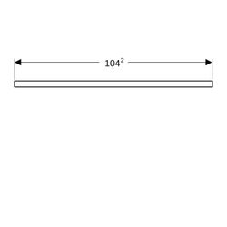 Geberit ONE Waschtischplatte Ausschnitt rechts, für Aufsatzwaschtisch Schalenform, 1... GEBERIT-505314006 4025410937506 (Abb. 1)