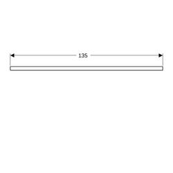 Geberit ONE Waschtischplatte Ausschnitt 2-fach, für Aufsatzwaschtisch Schalenform, 1... GEBERIT-505276006 4025410936592 (Abb. 1)