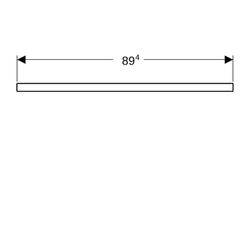 Geberit ONE Waschtischplatte Ausschnitt mittig, für Aufsatzwaschtisch rechteckig, 90... GEBERIT-505283004 4025410936714 (Abb. 1)