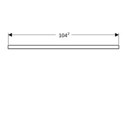 Geberit ONE Waschtischplatte Ausschnitt rechts, für Aufsatzwaschtisch rechteckig, 10... GEBERIT-505324007 4025410937728 (Abb. 1)