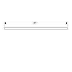 Geberit ONE Waschtischplatte Ausschnitt 2-fach, für Aufsatzwaschtisch rechteckig, 13... GEBERIT-505286002 4025410936905 (Abb. 1)