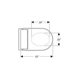 Geberit AquaClean Tuma Comfort WC-Komplettanlage Stand-WC, wandbündig, Weiß/Glas... GEBERIT-146310SI1 4025410677815 (Abb. 1)