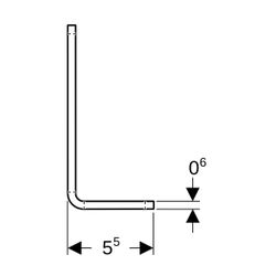 Geberit GIS Montagewinkel 12cmx5,5cm... GEBERIT-461140001 4025416160687 (Abb. 1)