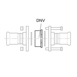 Geberit Mapress Rückschlagventilgehäuse mit Rückschlagventil 1,4401, DN 50... GEBERIT-99943 4024723999430 (Abb. 1)