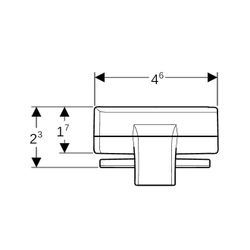 Geberit Temperatursensor für GEBUS, 616260001... GEBERIT-616260001 4025410603272 (Abb. 1)