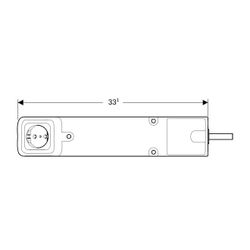 Geberit ONE Steckdosenelement, 505090002... GEBERIT-505090002 4025410630728 (Abb. 1)