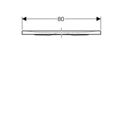 Geberit Nemea quadratische Duschwanne 80x80x3,5cm, Mattweiß... GEBERIT-550590001 4025410627148 (Abb. 1)
