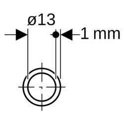 Geberit Rohrnippel Mapress gerade, DN 12, 15mm, 50mm, Edelstahl, 32050... GEBERIT-32050 4024723320500 (Abb. 1)