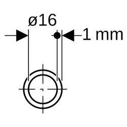 Geberit Mapress Rohrnippel, DN 15, 18mm, 50mm, Edelstahl, 32051... GEBERIT-32051 4024723320517 (Abb. 1)
