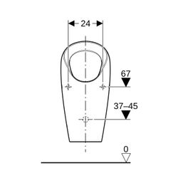 Geberit Selva Urinal wasserlos, Weiß... GEBERIT-116081001 4025416530138 (Abb. 1)