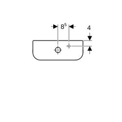 Geberit iCon Aufputzspülkasten aufgesetzt, 2-Mengen-Spülung, Wasseranschluss seitlic... GEBERIT-229420000 4022009332544 (Abb. 1)