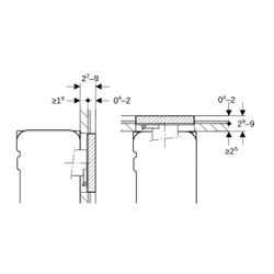 Geberit Omega Abdeckplatte flächenbündig Sonderanfertigung... GEBERIT-115087001 4025416485124 (Abb. 1)