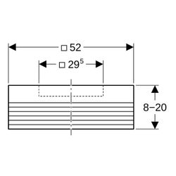 Geberit Pluvia Wärmedämmung Außendurchmesser 56mm... GEBERIT-359123001 4025410163073 (Abb. 1)