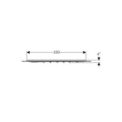 Geberit Setaplano Duschfläche rechteckig, 160x100cm... GEBERIT-154286111 4025410773258 (Abb. 1)