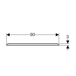 Geberit Installationsrahmen für Setaplano Duschfläche bis 100cm, für 4 Füße, Breite ... GEBERIT-154492001 4025410771032 (Abb. 1)