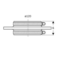 Geberit Mauerkragen Radondicht für Varino Bodenablauf... GEBERIT-388140001 4025410105929 (Abb. 1)