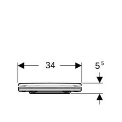 Geberit Bambini WC-Sitz für Kinder EasyMount ohne Absenkautomatik, Weiß... GEBERIT-502969011 4025410122568 (Abb. 1)