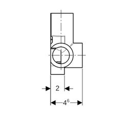 Geberit Schalldämmset für Geberit Mapress Eckanschlusswinkel 90 Grad EPDM... GEBERIT-601824001 4025416533429 (Abb. 1)