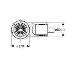 Geberit Duschbodenablauf für Bodenbeläge aus Vinyl, für Estrichhöhe am Einlauf 114-2... GEBERIT-154055001 4025410743336 (Abb. 1)