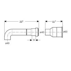 Geberit Reinigungszubehör für Wandabläufe 40/60mm... GEBERIT-154344001 4064746015274 (Abb. 1)
