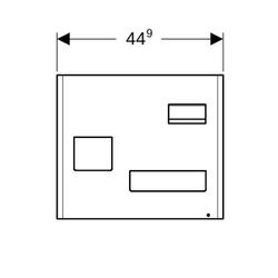 Geberit Magnettafel mit Stauboxen Weiß/pulverbeschichtet matt, Lava pulverbeschichte... GEBERIT-500649012 4022009354683 (Abb. 1)