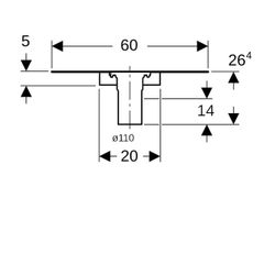 Geberit Dampfsperrenanschluss Außendurchmesser 110mm... GEBERIT-359147001 4025416585374 (Abb. 1)