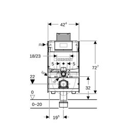 Geberit GIS Element für Wand-WC, 87cm mit Omega Unterputzspülkasten 12cm... GEBERIT-461141002 4064746023866 (Abb. 1)