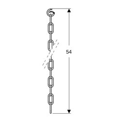 Geberit Ablaufkette für Rohbauset CleanLine Duschrinne stockwerksdurchdringend... GEBERIT-154319001 4064746027123 (Abb. 1)