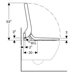 Geberit WC-Aufsatz AquaClean Tuma Comfort, WhirlSpray, Sitzheizung, Föhn, Kunststoff... GEBERIT-146270111 4025416844327 (Abb. 1)