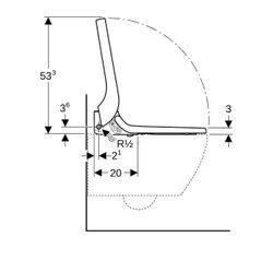 Geberit AquaClean Tuma Comfort WC-Aufsatz, Edelstahl gebürstet... GEBERIT-146270FW1 4025416845768 (Abb. 1)
