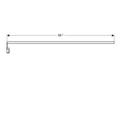 Geberit Lichtleiste für Schublade Länge 88,5cm... GEBERIT-501885000 4022009343106 (Abb. 1)