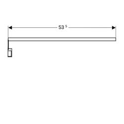 Geberit Lichtleiste für Schublade Länge 53,5cm... GEBERIT-501535000 4022009343069 (Abb. 1)