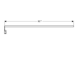 Geberit Lichtleiste für Schublade Länge 82,5cm... GEBERIT-501825000 4022009343090 (Abb. 1)